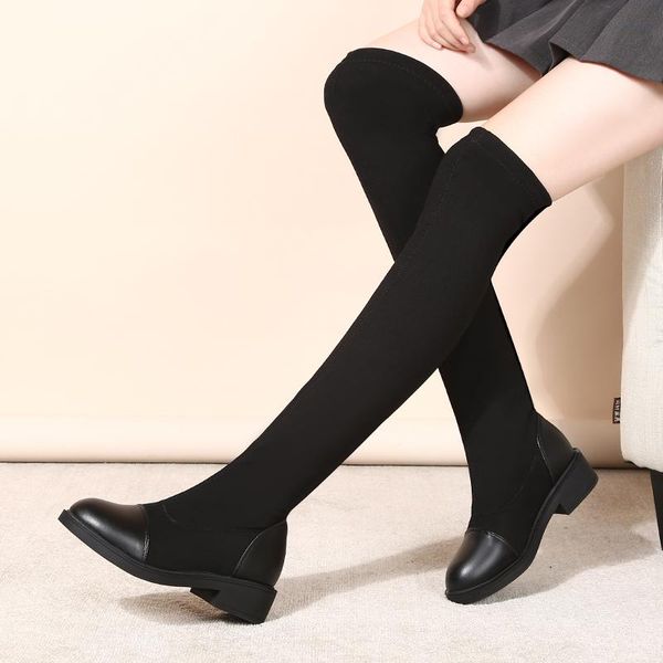 boots female sock black knee high heel over the for women 2021 fashion stretch fabric shoes big size 40 41
boots female sock black knee high heel over the for women 2021 fashion stretch fabric shoes big size 40 41