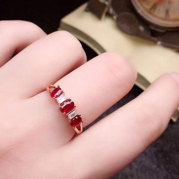 cluster rings natural and real red ruby ring 925 sterling silver for wedding gemstones jewelry fine, Golden;silver
cluster rings natural and real red ruby ring 925 sterling silver for wedding gemstones jewelry fine, Golden;silver