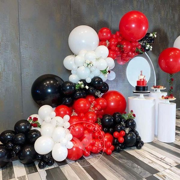 party decoration 99pcs red black white balloon garland arch kit wedding birthday baby shower air helium globos backgound decor
party decoration 99pcs red black white balloon garland arch kit wedding birthday baby shower air helium globos backgound decor