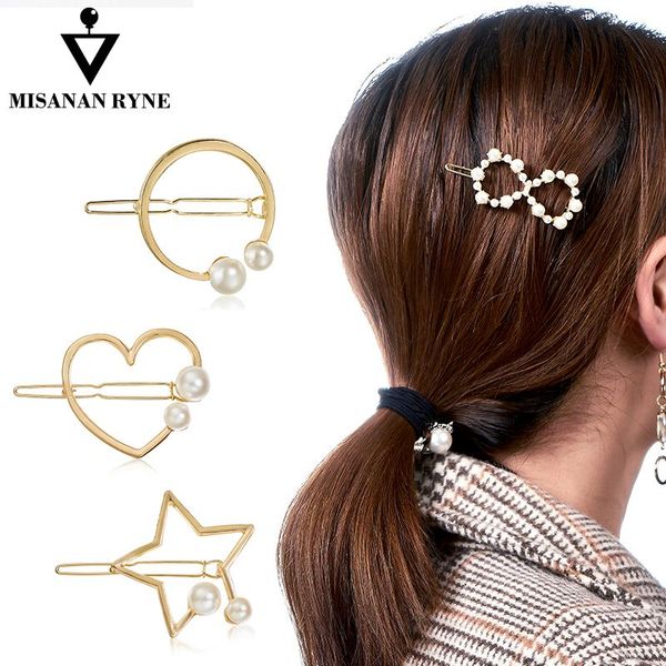 hair clips & barrettes misananryne korean style sweet elegant geometric pearl hairpins alloy cute girls grips headwear, Golden;silver
hair clips & barrettes misananryne korean style sweet elegant geometric pearl hairpins alloy cute girls grips headwear, Golden;silver