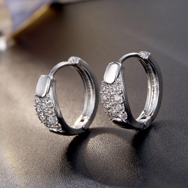 hoop & huggie zhouyang tiny cute earrings for women punk style rose gold color zircon ear rings jewelry wholesale accessories gift kbe279, Golden;silver
hoop & huggie zhouyang tiny cute earrings for women punk style rose gold color zircon ear rings jewelry wholesale accessories gift kbe279, Golden;silver