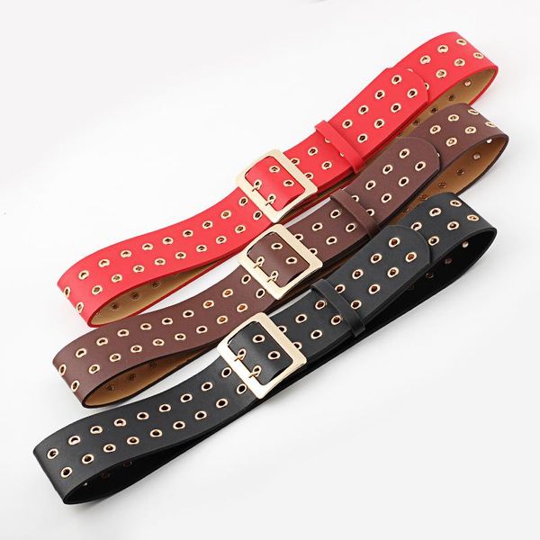 belts women's belt eye double pin buckle exhaust eyes ladies fashion pants clothing decoration 6.2cm*105cm, Black;brown
belts women's belt eye double pin buckle exhaust eyes ladies fashion pants clothing decoration 6.2cm*105cm, Black;brown