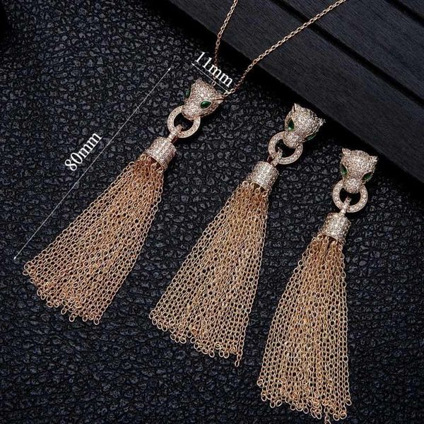 earrings & necklace zlxgirl jewelry classic leopard shape wedding earring women's sets perfect cubic zirconia dubai gold pendant, Silver
earrings & necklace zlxgirl jewelry classic leopard shape wedding earring women's sets perfect cubic zirconia dubai gold pendant, Silver