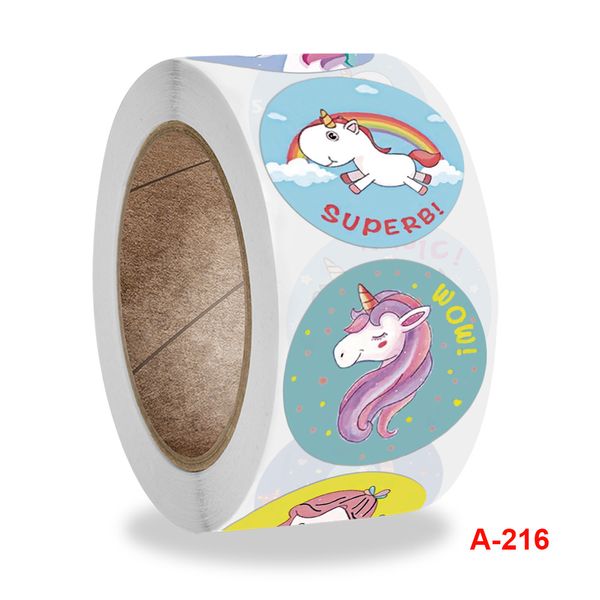 500pcs/roll cartoon cute unicorn rewards labels adhesive stickers school kids teacher
500pcs/roll cartoon cute unicorn rewards labels adhesive stickers school kids teacher