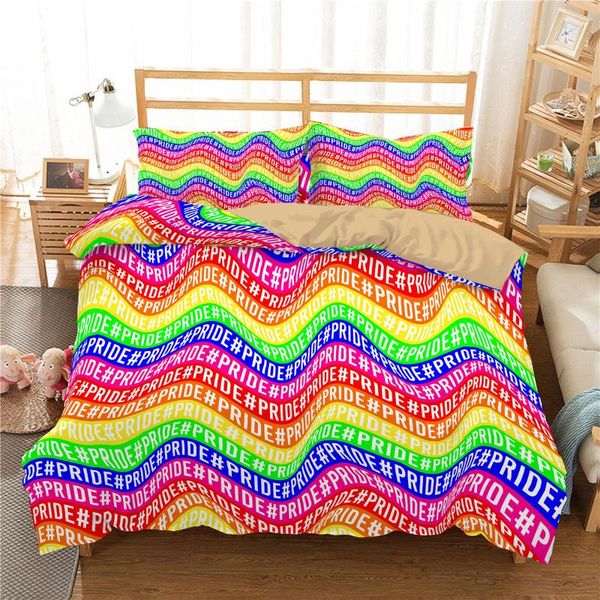 super soft bedding king size colorful english letters duvet covers 3d luxury rainbow print quilt cover with pillowcase sets
super soft bedding king size colorful english letters duvet covers 3d luxury rainbow print quilt cover with pillowcase sets