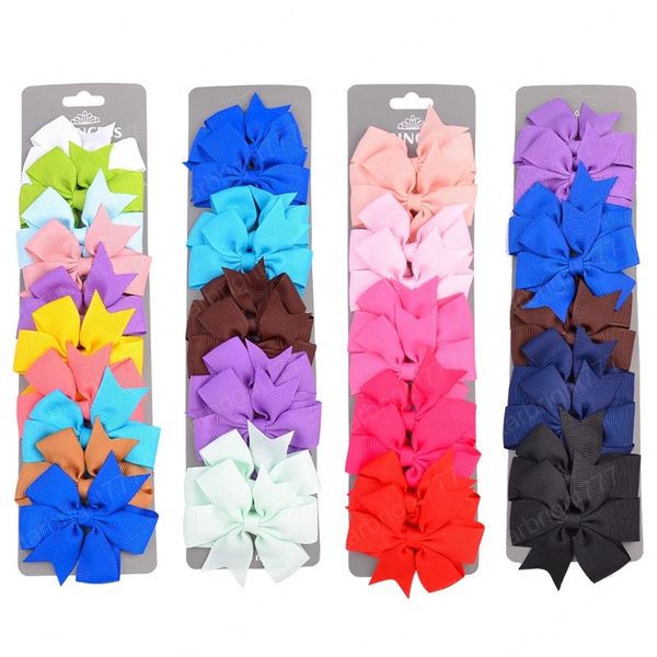 10 pcs/set grosgrain ribbon solid hair bows with clip cute girls hairpins barrettes headwear kids hair accessories, Slivery;white
10 pcs/set grosgrain ribbon solid hair bows with clip cute girls hairpins barrettes headwear kids hair accessories, Slivery;white