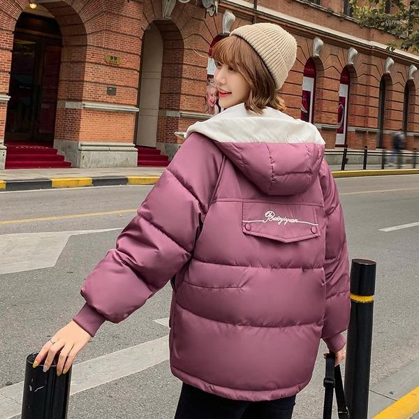winter jacket women parkas mujer 2021 loose long sleeve hooded warm padded down parka female cotton coat 5 colors1, Black
winter jacket women parkas mujer 2021 loose long sleeve hooded warm padded down parka female cotton coat 5 colors1, Black