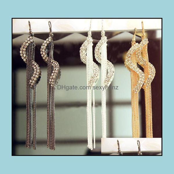 dangle & chandelier earrings jewelry s1976 fashion rhinstone s shape tassels drop delivery 2021 y2jsw, Silver
dangle & chandelier earrings jewelry s1976 fashion rhinstone s shape tassels drop delivery 2021 y2jsw, Silver