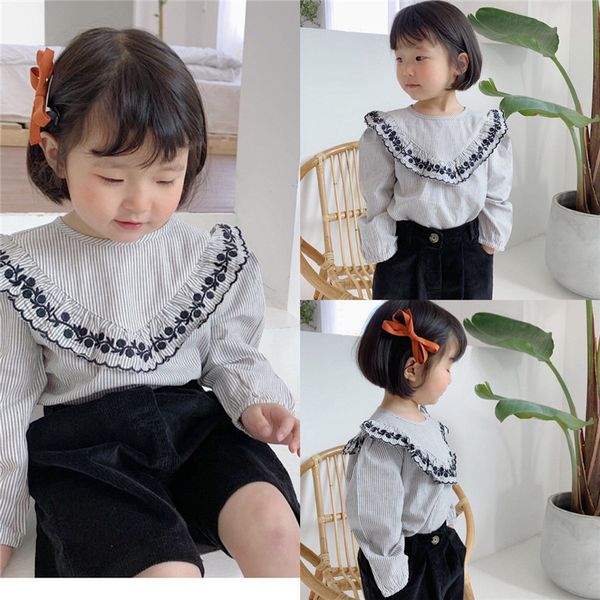 girls babys kids blouse jacket outwear 2022 embroidery spring autumn short sleeve shirts cotton princess childrens clothin, White;black
girls babys kids blouse jacket outwear 2022 embroidery spring autumn short sleeve shirts cotton princess childrens clothin, White;black