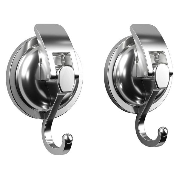 hooks & rails 2pcs suction cup wall-mount heavy-duty vacuum hangers for bathroom kitchen bedroom silver
hooks & rails 2pcs suction cup wall-mount heavy-duty vacuum hangers for bathroom kitchen bedroom silver