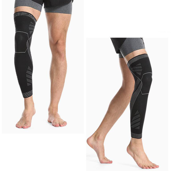 knit extended sports kneepad elastic stripe lengthen knee pad sleeve non slip bandage compressiosion leg warmer elbow & pads, Black;gray
knit extended sports kneepad elastic stripe lengthen knee pad sleeve non slip bandage compressiosion leg warmer elbow & pads, Black;gray