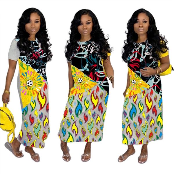 charming dresses multicolor polyester fashion printed hat sleeve half o-ne and ankle length asymmetric patchwork casual, Black;gray
charming dresses multicolor polyester fashion printed hat sleeve half o-ne and ankle length asymmetric patchwork casual, Black;gray