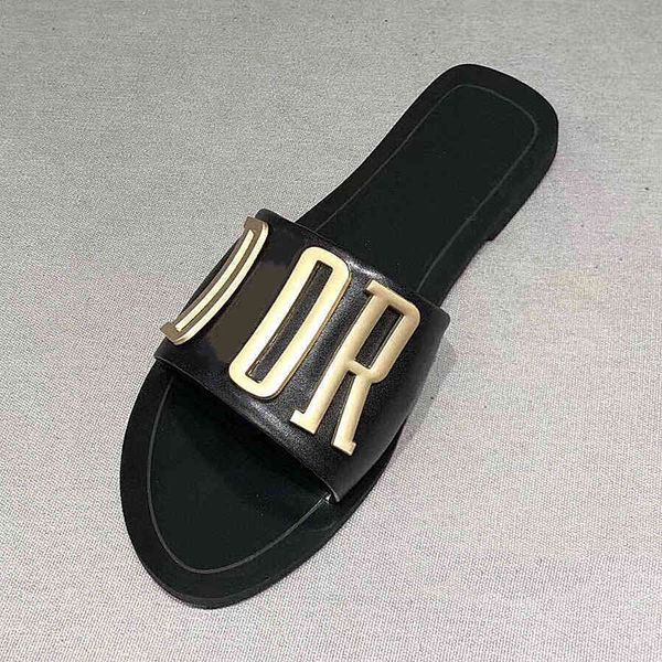 slippers women's summer wear new metal letter slippers flat bottom sandals vacation casual sandals zly, Black
slippers women's summer wear new metal letter slippers flat bottom sandals vacation casual sandals zly, Black