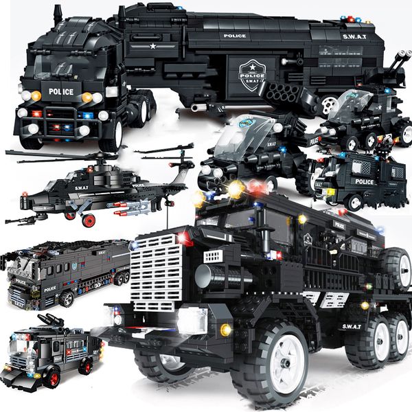 special forces swat military vehicle car police station bus sets building blocks kits helicopters city arms truck arrest patrol
special forces swat military vehicle car police station bus sets building blocks kits helicopters city arms truck arrest patrol