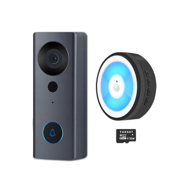 doorbells tuya wifi video doorbell ip55 waterproof human body induction night light built in mic usb cable / adapter power supply
doorbells tuya wifi video doorbell ip55 waterproof human body induction night light built in mic usb cable / adapter power supply