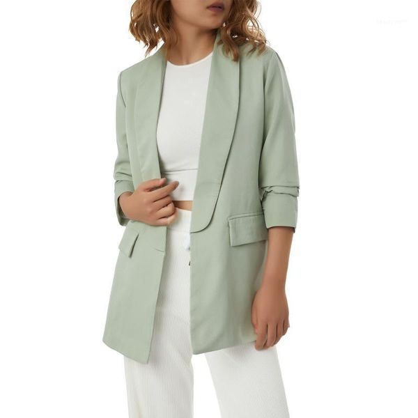 women's suits & blazers women autumn solid color elegant green blazer jacket korean style loose v-neck long sleeve lapel cardigan, White;black
women's suits & blazers women autumn solid color elegant green blazer jacket korean style loose v-neck long sleeve lapel cardigan, White;black