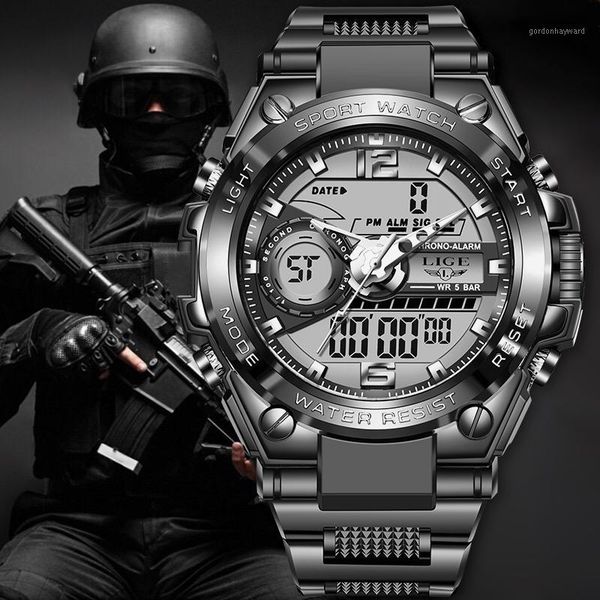 sport watches men quartz digital clock creative men's watch gift wristwatch waterproof alarm dual display relogio masculino wristwatche, Slivery;brown
sport watches men quartz digital clock creative men's watch gift wristwatch waterproof alarm dual display relogio masculino wristwatche, Slivery;brown