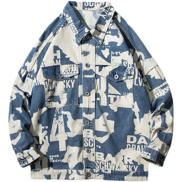 men's jackets oversized denim jacket products in fall 2021 casual fashion loose men both and women can wear, Black;brown
men's jackets oversized denim jacket products in fall 2021 casual fashion loose men both and women can wear, Black;brown