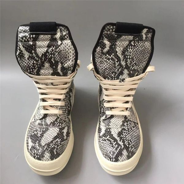 snake pattern boots for men soft leather men's flat casual lace up shoes big size man high fashion sneakers p15d50, Black
snake pattern boots for men soft leather men's flat casual lace up shoes big size man high fashion sneakers p15d50, Black