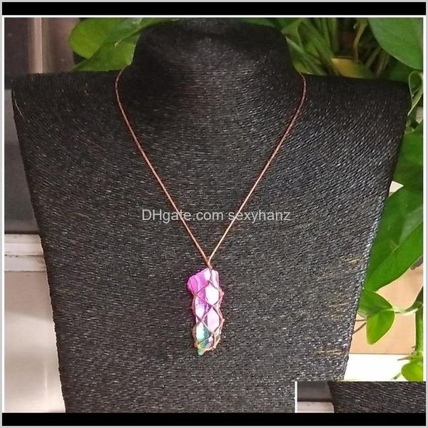 rock crystal rainbow natural stone quartz chakra wrapped rope chain long necklace for women diy weave pendant charms qyljww pws18 fzdlr, Black
rock crystal rainbow natural stone quartz chakra wrapped rope chain long necklace for women diy weave pendant charms qyljww pws18 fzdlr, Black