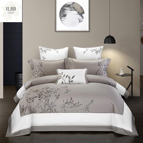 embroidery chinoiserie style duvet quilt cover grey leaves comforter king 4pcs bedding set bed sheets fitted sheet sets
embroidery chinoiserie style duvet quilt cover grey leaves comforter king 4pcs bedding set bed sheets fitted sheet sets