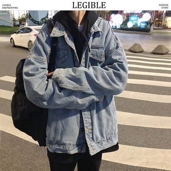 men's jackets denim men man streetwear blue male autumn fashions loose windbreaker oversize, Black;brown
men's jackets denim men man streetwear blue male autumn fashions loose windbreaker oversize, Black;brown