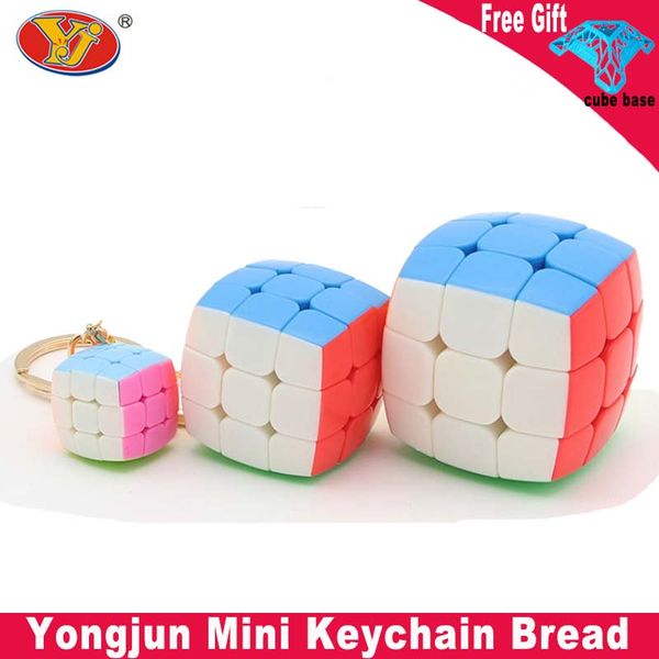 yongjun mini bread keychain 3x3 speed puzzle yj magic cube 2cm 3.5cm 4.5cm key ring decoration puzzle educational toys
yongjun mini bread keychain 3x3 speed puzzle yj magic cube 2cm 3.5cm 4.5cm key ring decoration puzzle educational toys