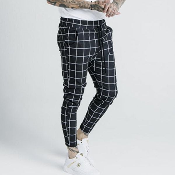 check striped fitness trousers men's running training outdoor bandage sports pants jogging gym plaid sport, Black;blue
check striped fitness trousers men's running training outdoor bandage sports pants jogging gym plaid sport, Black;blue