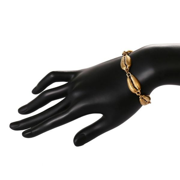 link, chain silver gold simple style conch shell charm bracelet jewelry shellhard beach cowrie sea bangle pulseira bohemian, Black
link, chain silver gold simple style conch shell charm bracelet jewelry shellhard beach cowrie sea bangle pulseira bohemian, Black