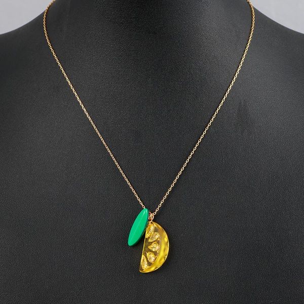 pendant necklaces european and american ins design sense fruit lemon orange girl resin sweet necklace female, Silver
pendant necklaces european and american ins design sense fruit lemon orange girl resin sweet necklace female, Silver