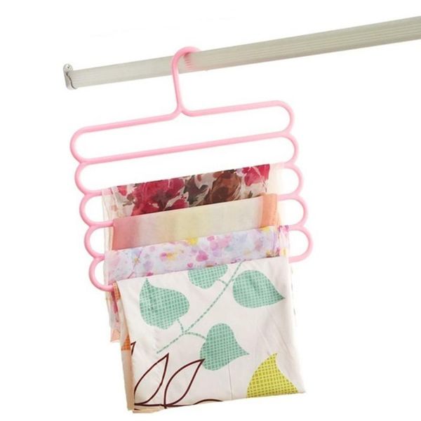 hangers & racks fashion clothes hook multi-function plastic five-layer drying rack space saving durable pants useful storage tie
hangers & racks fashion clothes hook multi-function plastic five-layer drying rack space saving durable pants useful storage tie