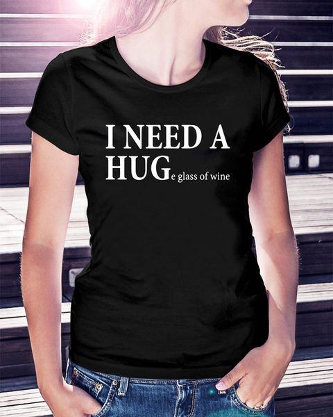 i need a huge womens t shirts glass of wine funny printed camiseta mujer short sleeve black tee shirt, White
i need a huge womens t shirts glass of wine funny printed camiseta mujer short sleeve black tee shirt, White