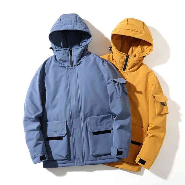 men windbreaker hooded cargo jacket mens winter pocket male 2021 waterproof warm casual streetwear coats, Black
men windbreaker hooded cargo jacket mens winter pocket male 2021 waterproof warm casual streetwear coats, Black