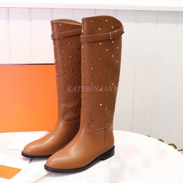 boots long women genuine leather female high rivet metal decor stylish casual ladies shoes 2022 spring autumn, Black
boots long women genuine leather female high rivet metal decor stylish casual ladies shoes 2022 spring autumn, Black