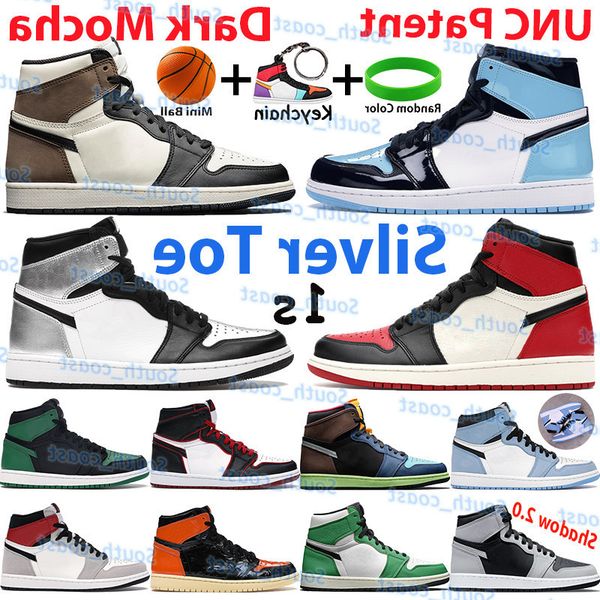 2021 men boots shoes silver toe high dark mocha 1 1s sneakers unc patent twist university blue shadow light smoke grey chicago sports, Black
2021 men boots shoes silver toe high dark mocha 1 1s sneakers unc patent twist university blue shadow light smoke grey chicago sports, Black