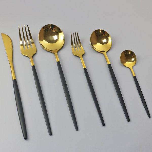 dinnerware sets 36pcs black gold set knife fork spoon cutlery 304 stainless steel flatware kitchen west simplicity silverware
dinnerware sets 36pcs black gold set knife fork spoon cutlery 304 stainless steel flatware kitchen west simplicity silverware