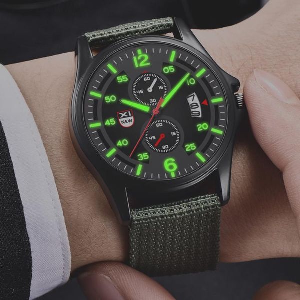 wristwatches military nylon waterproof date quartz analog army men's wrist watches, Slivery;brown
wristwatches military nylon waterproof date quartz analog army men's wrist watches, Slivery;brown