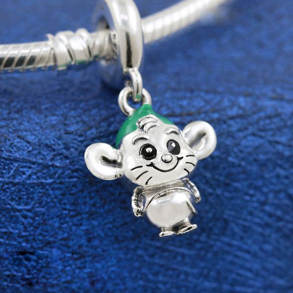 100% 925 sterling silver gus mouse dangle charm bead fits european pandora style jewelry charm bracelets, Black
100% 925 sterling silver gus mouse dangle charm bead fits european pandora style jewelry charm bracelets, Black