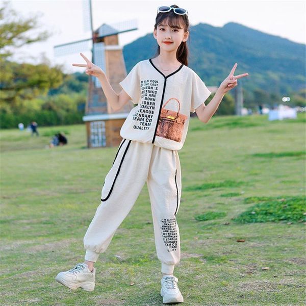 clothing sets summer kids baby girls clothes set child t shirt + sweatsuit pants teenager letter tracksuit 5 6 7 8 9 10 11 12 13 14 yea, White
clothing sets summer kids baby girls clothes set child t shirt + sweatsuit pants teenager letter tracksuit 5 6 7 8 9 10 11 12 13 14 yea, White
