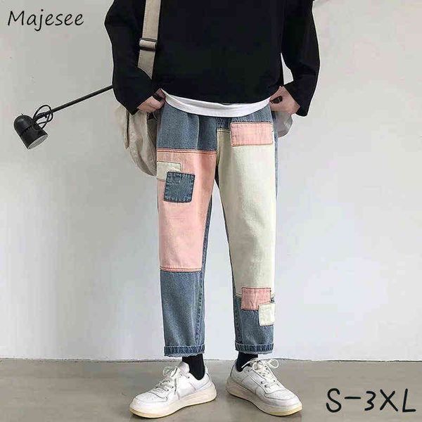 jeans masculinos tamanho grande 3xl cordo comprimento de tornozelo patchwork contraste cor solto liso estilo japons casual ins chique 0309, Blue
jeans masculinos tamanho grande 3xl cordo comprimento de tornozelo patchwork contraste cor solto liso estilo japons casual ins chique 0309, Blue