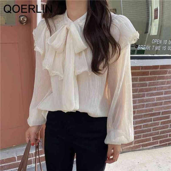 chic temperament lotus sleeve bowtie long shirt women pleated chiffon mesh see through 210601, White
chic temperament lotus sleeve bowtie long shirt women pleated chiffon mesh see through 210601, White