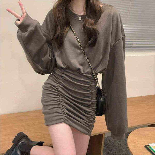 bodycon dress women casual elegant slim y2k mini dress party outwear one piece dress korea fashion 2021 winter long sleeve y1204, Black;gray
bodycon dress women casual elegant slim y2k mini dress party outwear one piece dress korea fashion 2021 winter long sleeve y1204, Black;gray