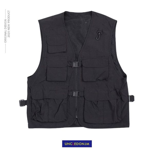 men's vests uncledonjm functional tactical tooling multi-pockets hip hop streetwear vest men waistcoat sleeveless ab-018, Black;white
men's vests uncledonjm functional tactical tooling multi-pockets hip hop streetwear vest men waistcoat sleeveless ab-018, Black;white