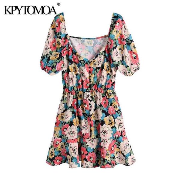 women chic fashion with buttons floral print mini dress v neck short sleeve female dresses vestidos mujer 210420, Black;gray
women chic fashion with buttons floral print mini dress v neck short sleeve female dresses vestidos mujer 210420, Black;gray