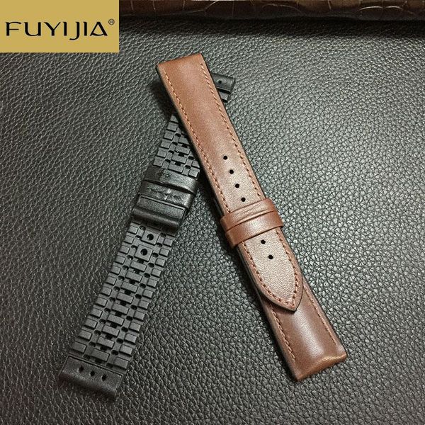 watch bands fuyijia custom men women strap italian cowhide+rubber watchbands handmade genuine leather belt 18mm 19mm 20mm 21mm 22mm band, Black;brown
watch bands fuyijia custom men women strap italian cowhide+rubber watchbands handmade genuine leather belt 18mm 19mm 20mm 21mm 22mm band, Black;brown