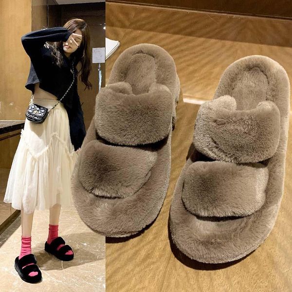 women's plush slippers 2021 large size winter flat indoor shoes women womens fur, Black
women's plush slippers 2021 large size winter flat indoor shoes women womens fur, Black