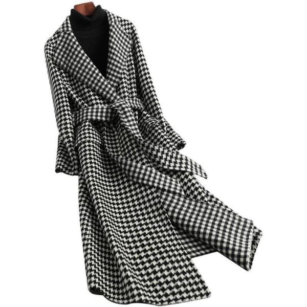 women's wool & blends 2021 autumn and winter fashion water ripple coat pure australian, Black
women's wool & blends 2021 autumn and winter fashion water ripple coat pure australian, Black