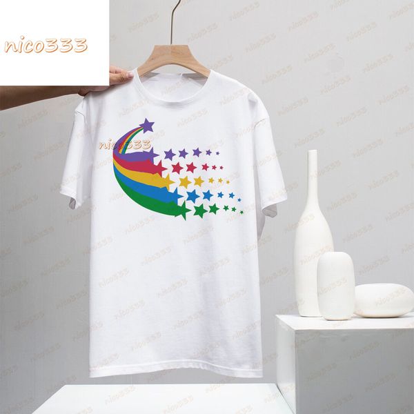 2021 spring summer t shirts rainbow color star letter printed cotton loose round neck casual short sleeve womens size m-xl, White;black
2021 spring summer t shirts rainbow color star letter printed cotton loose round neck casual short sleeve womens size m-xl, White;black
