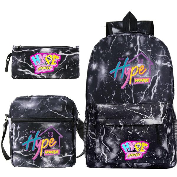 backpack the hype house 3pcs/sets boys girls school shoulder bags pencil case students daily teenagers travel rucksack
backpack the hype house 3pcs/sets boys girls school shoulder bags pencil case students daily teenagers travel rucksack