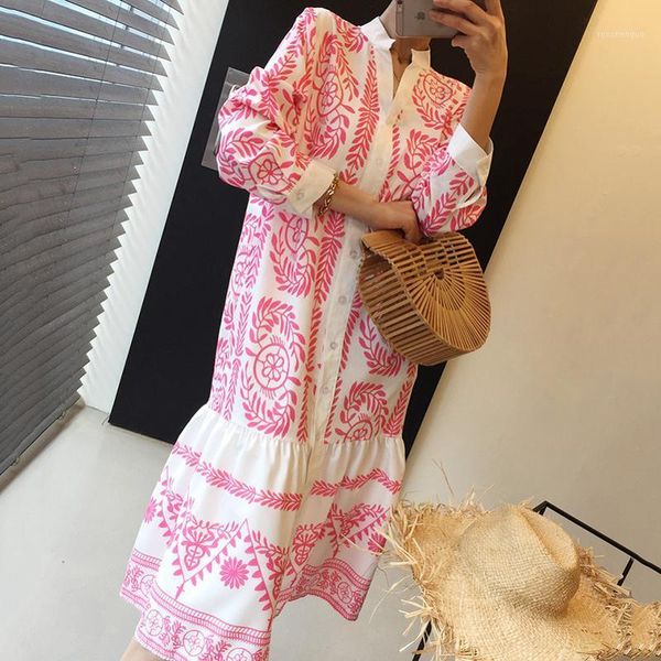 vintage ruffles shirt dresses for woman long sleeve boho clothing 2021 arrival spring fall loose korean casual dress xc114, Black;gray
vintage ruffles shirt dresses for woman long sleeve boho clothing 2021 arrival spring fall loose korean casual dress xc114, Black;gray